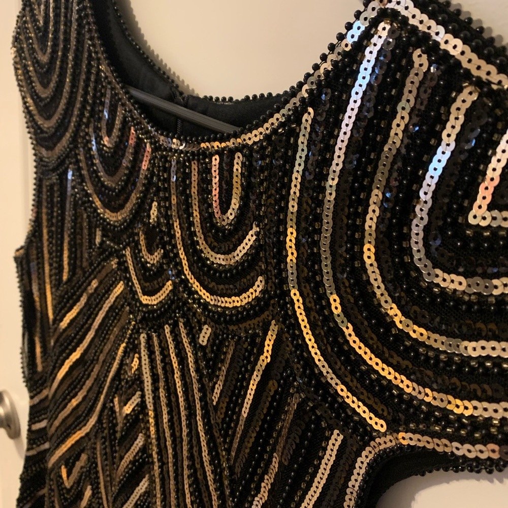 GORGEOUS sequin, beaded, and lace flapper style dress